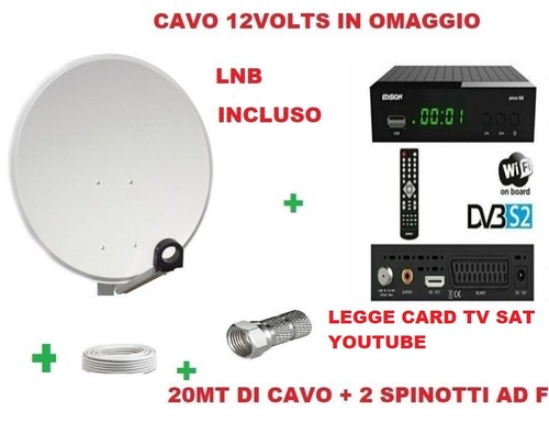 Kyt parabola 80cm lnb - kyt, +lnb+decoder