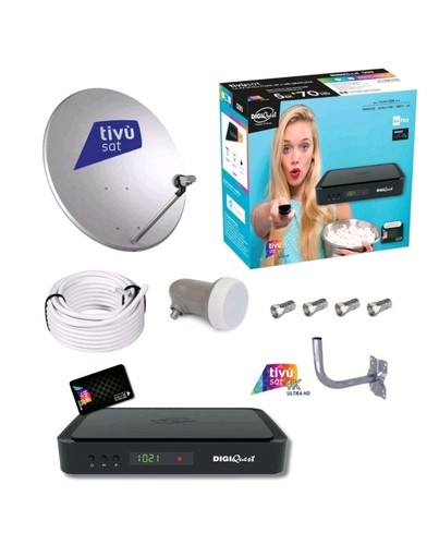 Kit satellitare tivùsat - 4k,