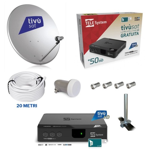 Kit satellitare tivùsat - hd,