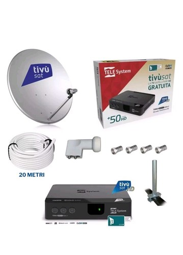 Kit satellitare tivùsat - hd, +
