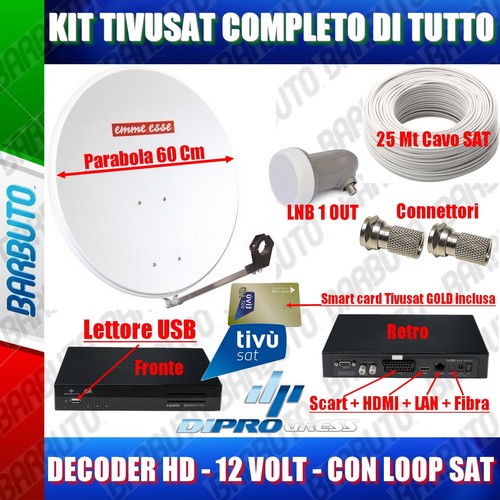 Kit tivusat completo con - tivusat,