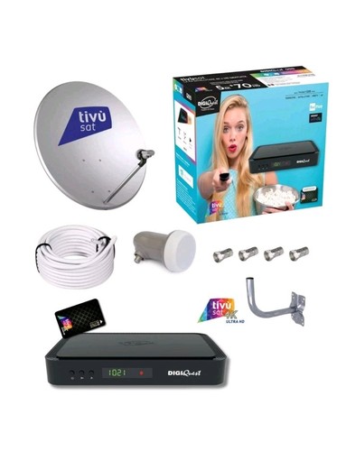 Kit satellitare tivùsat - hd,