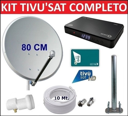 Kit parabola satellitare cm - parabola, 80